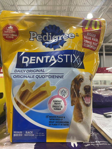 Pedigree DentaStix Dog Treats Pack of 70 - 1 x 1.8 Kilos